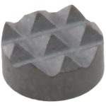 FAIRLANE Extra Fine Tooth Grade, Diamond Tooth Pattern, 1/4" Diam, Solid Carbide, Round Positioning Gripper Pad CC-1