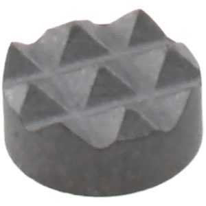 FAIRLANE Extra Fine Tooth Grade, Diamond Tooth Pattern, 1/4" Diam, Solid Carbide, Round Positioning Gripper Pad CC-1