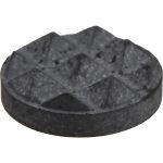 FAIRLANE Fine Tooth Grade, Diamond Tooth Pattern, 3/8" Diam, Solid Carbide, Round Positioning Gripper Pad CC-3