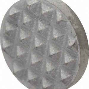 FAIRLANE Extra Fine Tooth Grade, Diamond Tooth Pattern, 1/2" Diam, Solid Carbide, Round Positioning Gripper Pad CC-4-EF