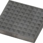FAIRLANE Extra Fine Tooth Grade, Diamond Tooth Pattern, Solid Carbide, Square Positioning Gripper Pad CS-6-EF