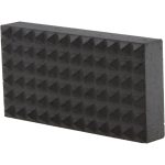 FAIRLANE Extra Fine Tooth Grade, Diamond Tooth Pattern, Solid Carbide, Rectangle Positioning Gripper Pad CR-4-EF