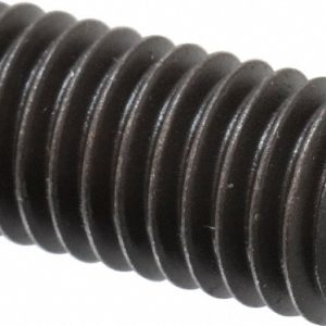 FAIRLANE 1/2-13, 1" Thread Length, 9/32" Ball Diam, Serrated Ball Pad Surface, Alloy Steel, Black Oxide, Threaded, Swivel Action Gripper Assemblies TBU-0510-S