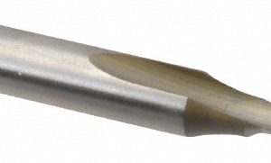 ONSRUD 1/8" Diam, 1/2" LOC, 1 Flute Square End Single Edge Router Bit 11-01