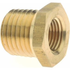EATON Industrial Pipe Bushing: 1/8" Female Thread, 1/4" Male Thread, MNPTF x FNPTF 3220X4X2