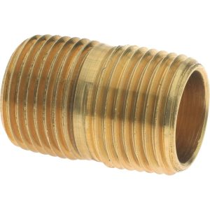 EATON Industrial Pipe Close Nipple: 3/8" Male Thread, MNPTF 3326X6
