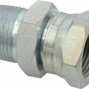 EATON Industrial Pipe Adapter: 3/4-14 Female Thread, 3/4-14 Male Thread, MNPT x FNPSM 2045-12-12S