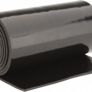 USA INDUSTRIALS Rubber Roll: Buna-N, 1/8" Thick, 6" Wide, 5' Long, Black BULK-RS-HUS50-309