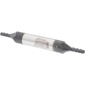 ACCUPRO Ball End Mill: 0.125" Dia, 0.375" LOC, 4 Flute, Solid Carbide 09742958