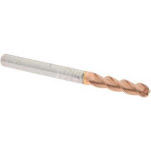 ACCUPRO Ball End Mill: 0.125" Dia, 0.5" LOC, 3 Flute, Solid Carbide 09749771