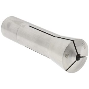 VALUE COLLECTION R8 Collet: 7/32", 0.0007" TIR, Round, 7/16-20 Drawbar Thread 231-4714