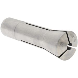 VALUE COLLECTION R8 Collet: 9/32", 0.0007" TIR, Round, 7/16-20 Drawbar Thread 231-4718