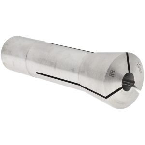 VALUE COLLECTION R8 Collet: 10.00 mm, 0.0007" TIR, Round, 7/16-20 Drawbar Thread 231-4810