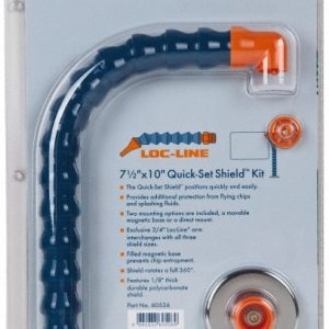 LOC-LINE Base & Shield: Polycarbonate, 7-1/2" Wide, 10" Long, 1/8" Thick 60526