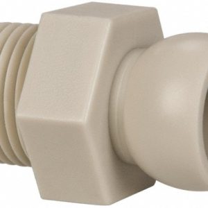 CEDARBERG 4 Piece, 1/2" Hose ID, Male to Male Coolant Hose Pipe Thread Connector 8450-18