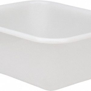 RUBBERMAID Polyethylene Storage Tote: FG369000WHT