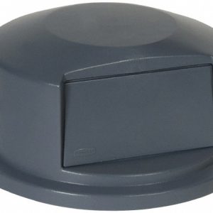 RUBBERMAID BRUTE 44 Gal Trash Dome Top, Gray FG264788GRAY