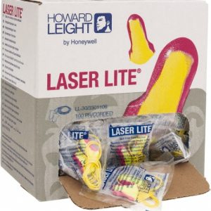 HOWARD LEIGHT Earplugs: Non-PVC Foam, T-Shape, Roll Down, Corded LL-30