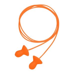 HOWARD LEIGHT Earplugs: Vinyl, Contoured, No Roll, Corded QD30