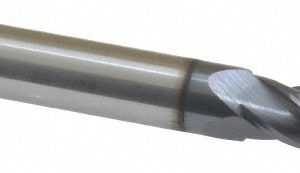 SGS Square End Mill: 9/32" Dia, 3/4" LOC, 4 Flute, Solid Carbide 30008