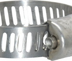 IDEAL TRIDON Worm Gear Clamp: SAE 10, 1/2 to 1-1/16" Dia, Stainless Steel Band 62M1051