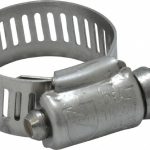 IDEAL TRIDON Worm Gear Clamp: SAE 10, 9/16 to 1-1/16" Dia, Stainless Steel Band 620010706