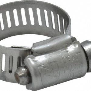 IDEAL TRIDON Worm Gear Clamp: SAE 10, 9/16 to 1-1/16" Dia, Stainless Steel Band 620010706