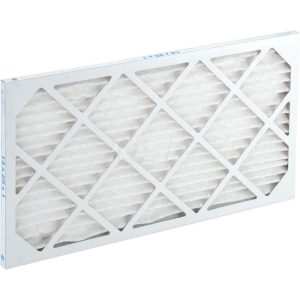 PRO-SOURCE Pleated Air Filter: Wire-Backed Pleated, MERV 10, Synthetic, 55% Efficient, 14" High, 25" Wide, 1" Deep PRO10442