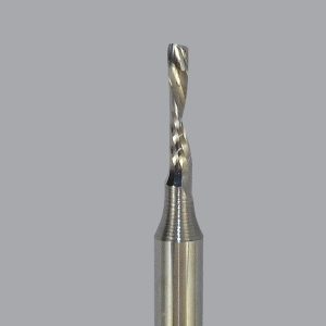 ONSRUD Spiral Router Bit: 0.0625" Dia, 0.25" LOC, 1/8" Shank Dia, Downcut 64-000