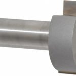 ONSRUD 1-1/4" Diam, 1/8" Max Depth, 1/2" Shank Diam, Indexable Spoilboard Surface Insert Cutter 91-000