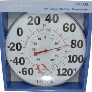 TAYLOR -40 to 120&deg;F, Window and Wall Thermometer 497J