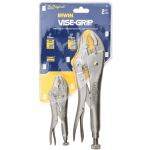 IRWIN Plier Set: 2 Pc, Locking Pliers 37