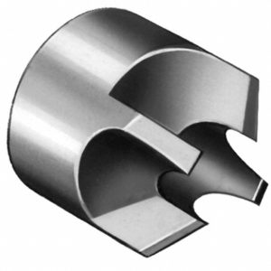 CRAIG TOOLS INC. 1/2" Cutter Head Dia, 5/32" Pilot Hole Dia, High Speed Steel Reverse Countersink 180-5J