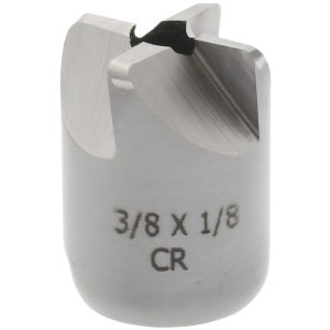 CRAIG TOOLS INC. Reverse Counterbore: 3/8" Dia, 1/8" Pilot Hole, 4 Flutes, High Speed Steel 190-3J