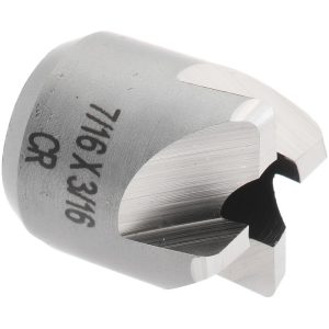 CRAIG TOOLS INC. Reverse Counterbore: 7/16" Dia, 3/16" Pilot Hole, 4 Flutes, High Speed Steel 190-4L