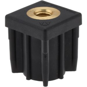 GIBRALTAR 1-1/2" Tube, 1/2-13 Thread, 1,000 Lb Capacity, Square Tube End TE1-2B-G