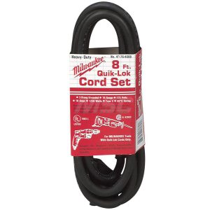 MILWAUKEE TOOL Power Drill Quik-Lok Cord Set: 48-76-4008