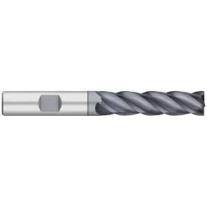 TITAN USA Corner Radius End Mill: 3/4" Dia, 2-1/4" LOC, 0.0300" Radius, 4 Flute, Solid Carbide TC23923