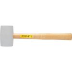 STANLEY Mallets; Head Material: Rubber ; Handle Material: Wood ; Handle Length (Decimal Inch): 11 ; Overall Length (Inch): 13 ; Head Length (Inch): 4-1/2 ; Tool Style: Mallet STHT56145