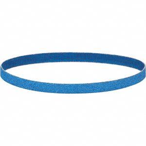 DYNABRADE Abrasive Belt: 3/4" Wide, 18" OAL, 80 Grit, Zirconia Alumina 79036