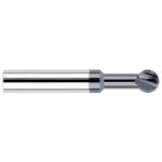 HARVEY TOOL Undercutting End Mill: 0.0250" Dia, 0.0210" LOC, 2 Flute, 0.0125" Radius, Solid Carbide 23201-C3