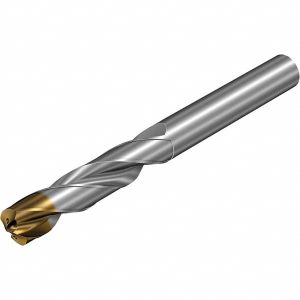 SANDVIK COROMANT Jobber Length Drill Bit: 8.00 mm (0.3150) Dia, 140 deg, Solid Carbide 7781848