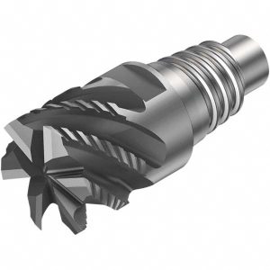 SANDVIK COROMANT Square End Mill Heads; Mill Diameter (Decimal Inch): 0.7500 ; Length of Cut (mm): 10.50 ; Connection Type: E20 ; Overall Length (mm): 10.50 ; Material: Solid Carbide ; Cutting Direction: Right Hand 7611885