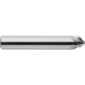 M.A. FORD Chamfer Mill: 1/8" Dia, 3 Flutes, Solid Carbide 3HC012503