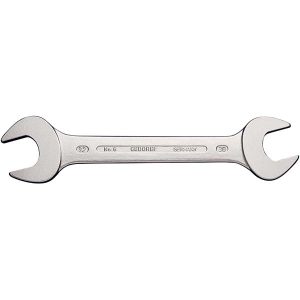 GEDORE Open End Wrench: 19 mm x 22 mm, Double End Head 6066770