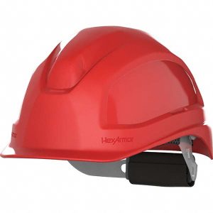 HEXARMOR Hard Hat: Type 1, Class E, 6-Point Suspension 16-13008
