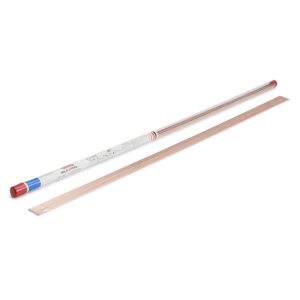 LINCOLN ELECTRIC TIG Welding Rod: 36" Long, 3/32" Dia, Steel Alloy ED034326