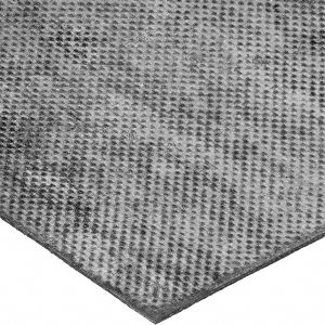 USA INDUSTRIALS Rubber Sheet: Nylon-Reinforced Neoprene, 1/8" Thick, 12" Wide, 1' Long, Black BULK-RS-NNFR70-6