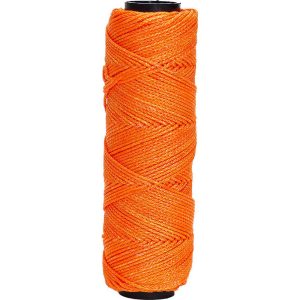 BON TOOL Mason Line Twine: #18 Twine Dia, Nylon, Orange 11-880