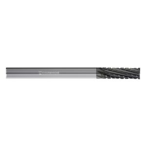 COREHOG Diamond Pattern Router Bit: 0.125" Dia, 0.5" LOC, 1" Shank Dia, Burr C29759